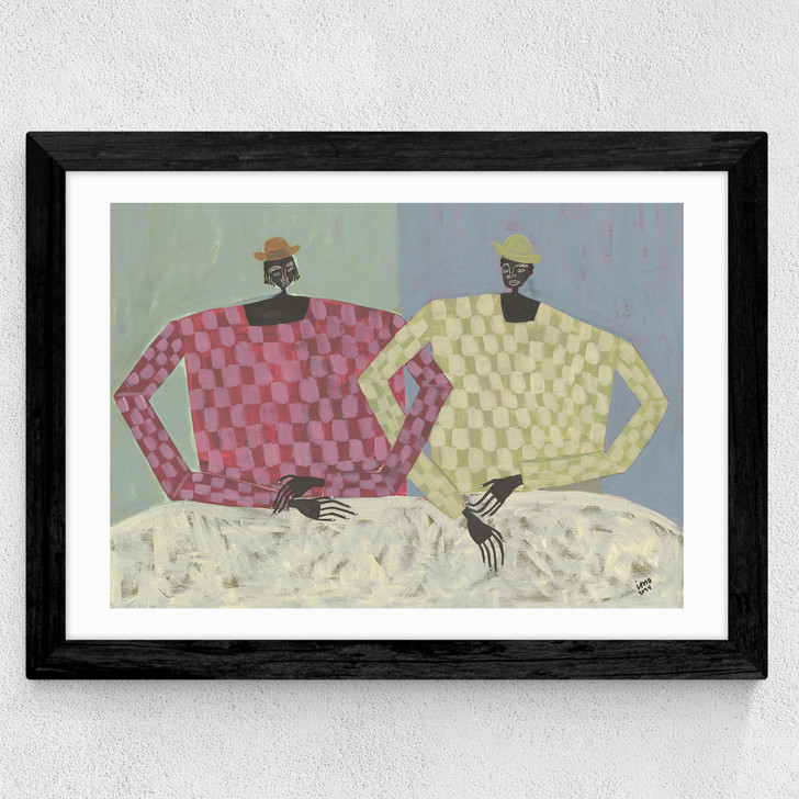 Opposites Wide Black Frame
