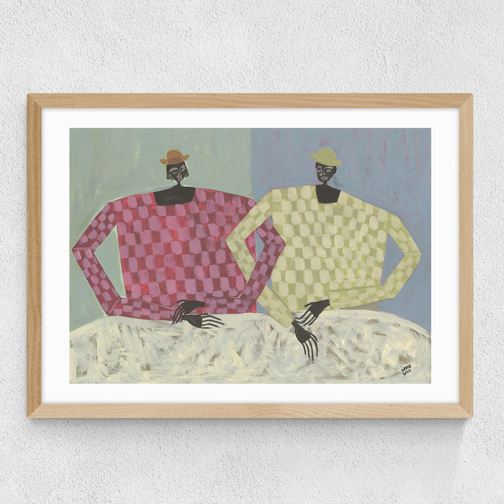 Opposites Medium Oak Frame