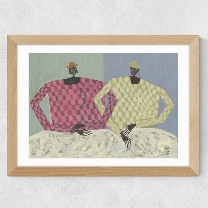Opposites Wide Oak Frame