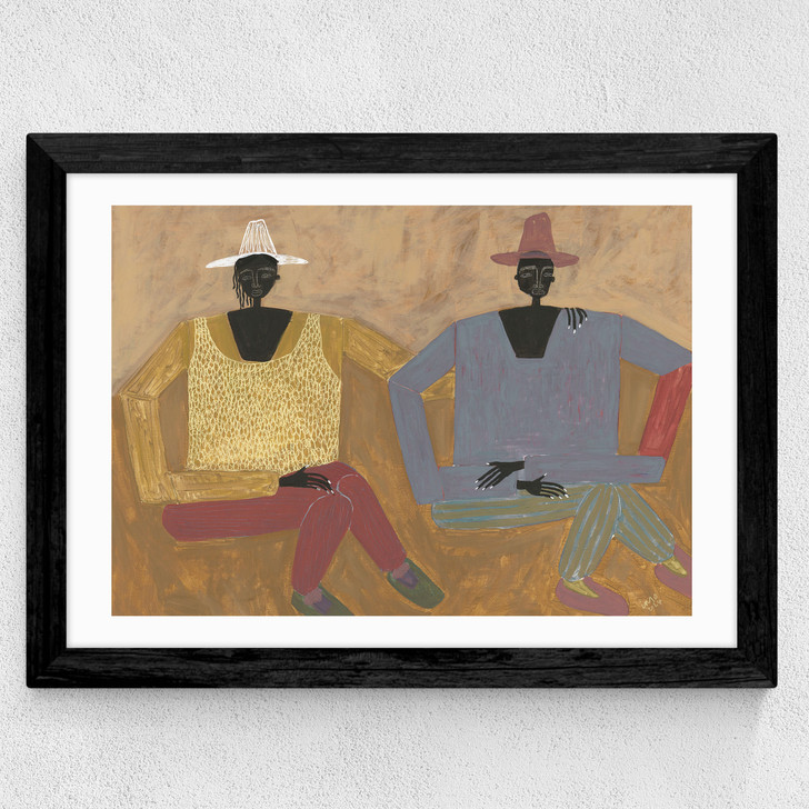 Still Together Wide Black Frame