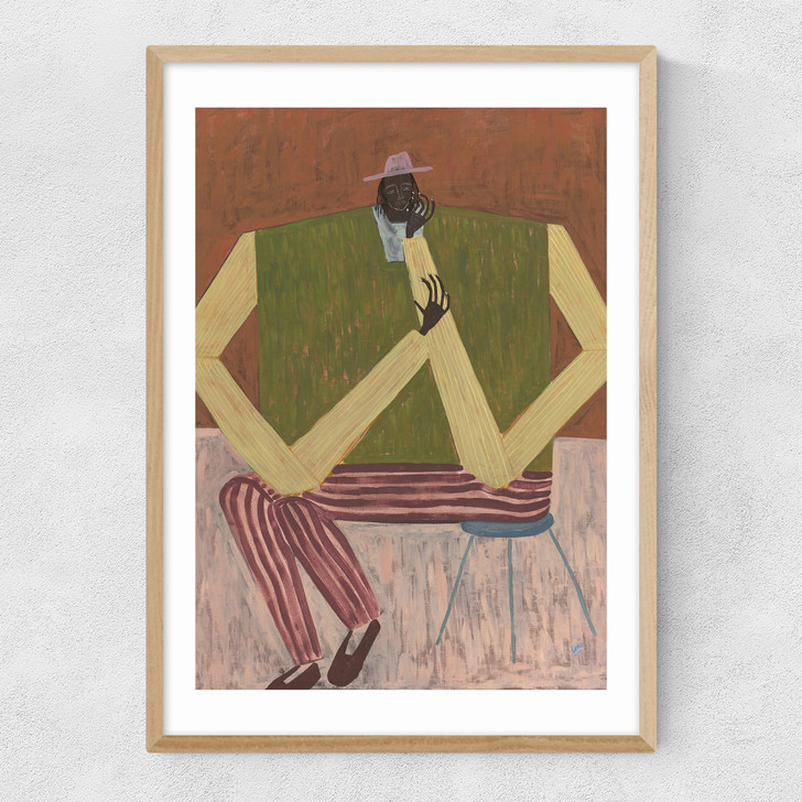 Take A Moment Narrow Oak Frame
