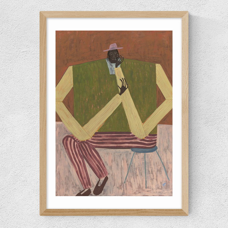 Take A Moment Medium Oak Frame