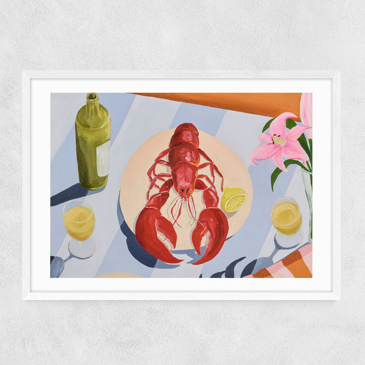 Salt and Sea Narrow White Frame