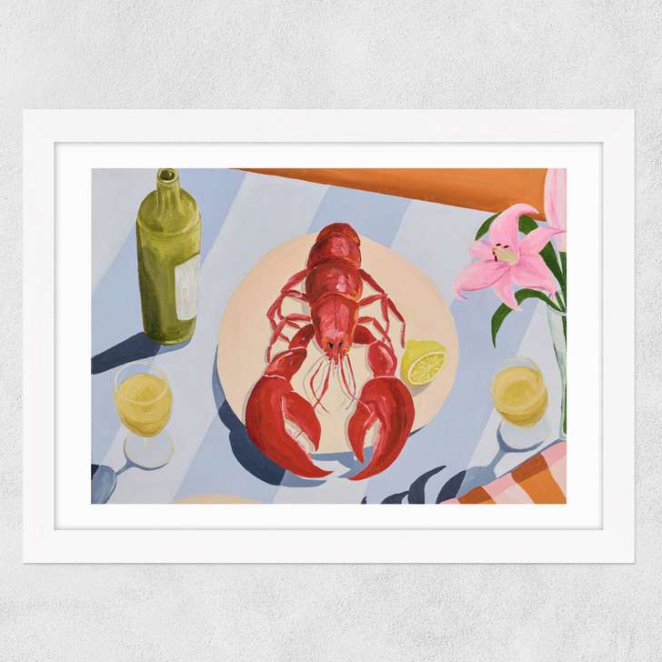 Salt and Sea Wide White Frame