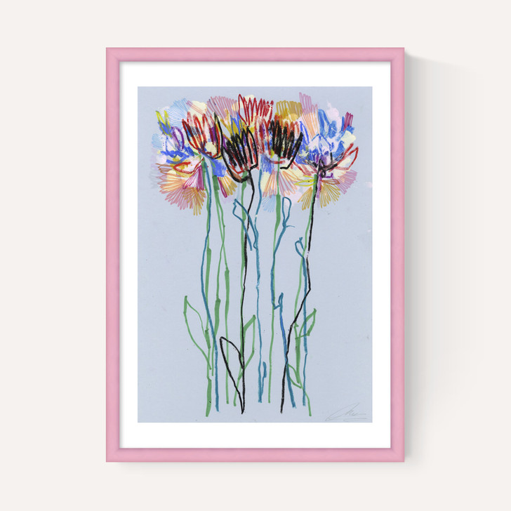 Morning Blue Flowers