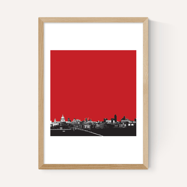 London Skyline (Red)
