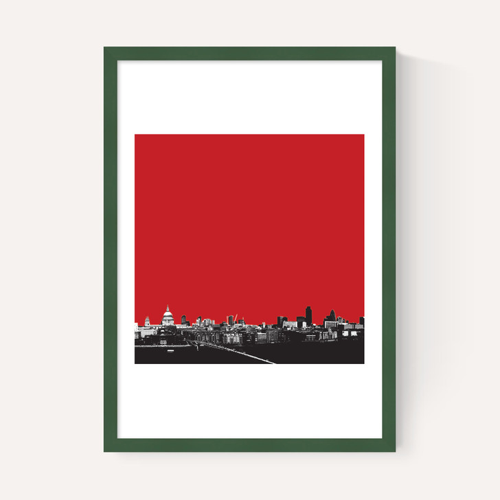 London Skyline (Red)