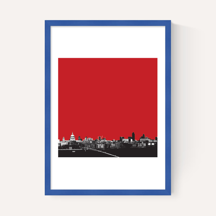 London Skyline (Red)