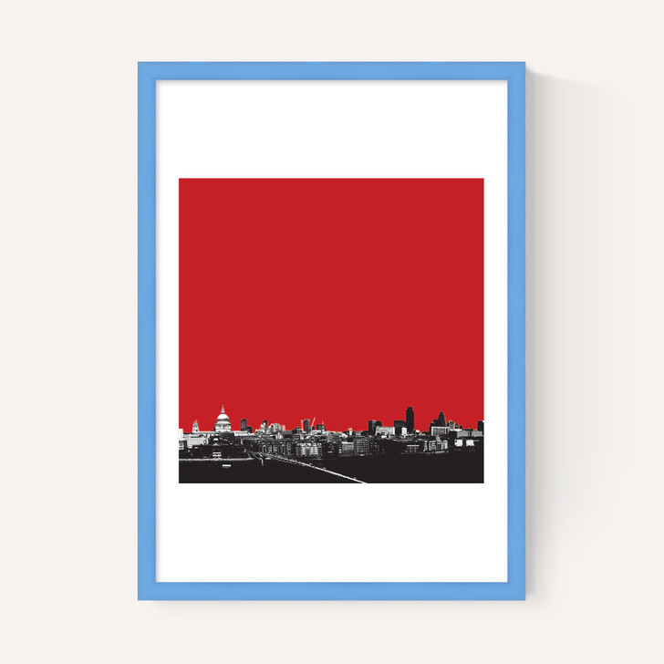 London Skyline (Red)