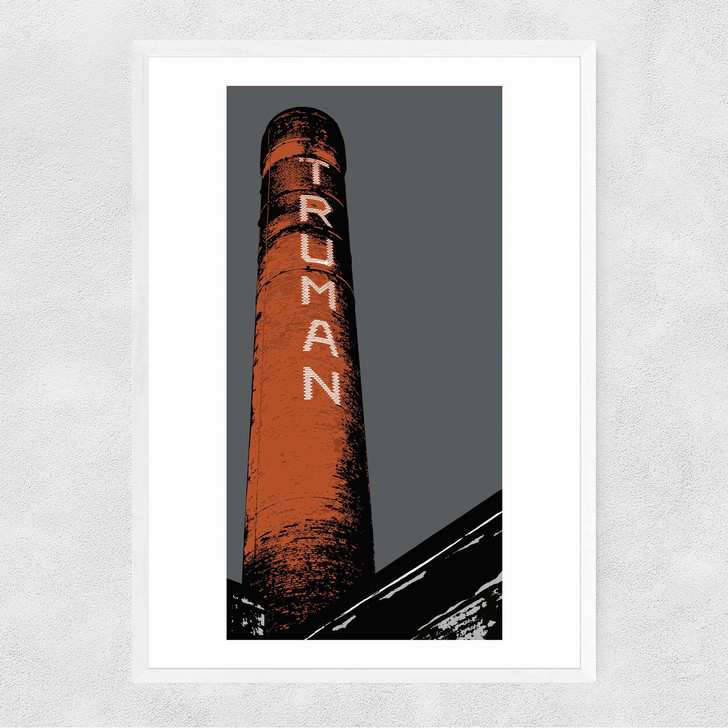 Truman Brewery, Brick Lane Narrow White Fram