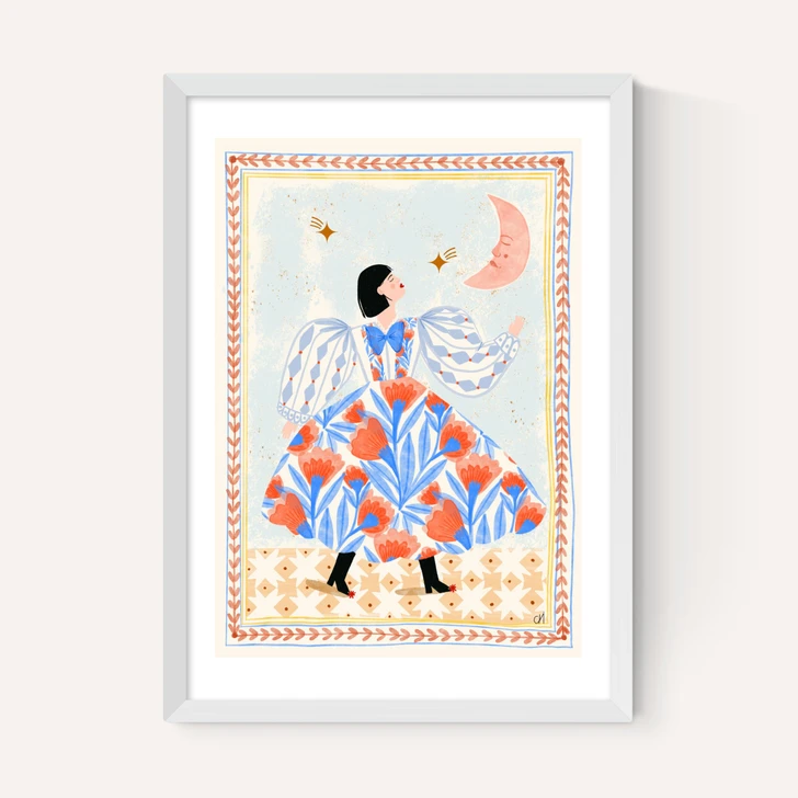 Folk Lady And The Moon