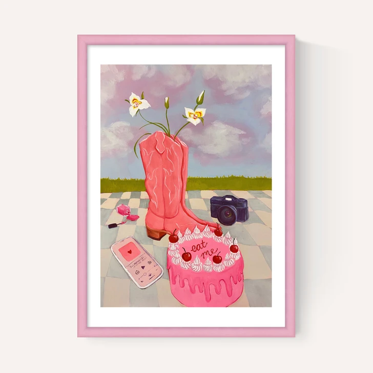 Still Life With Fake Cake