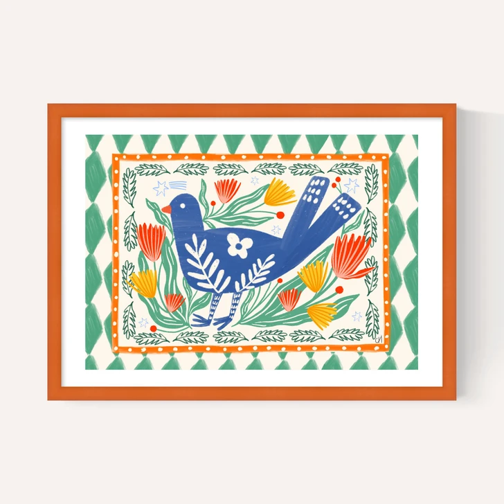 Folk Birds And Flowers