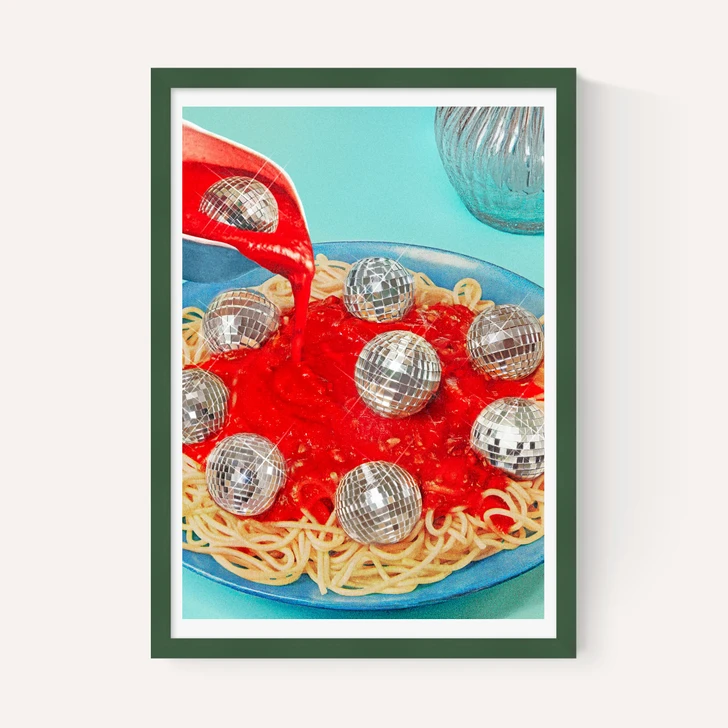 Spaghetti Disco Balls