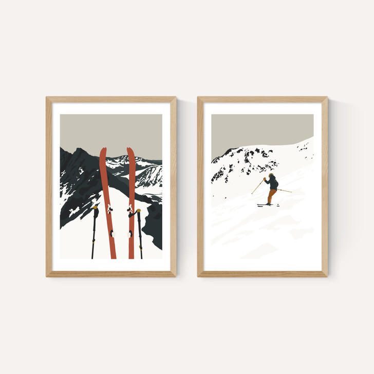 Skiing Twin Set