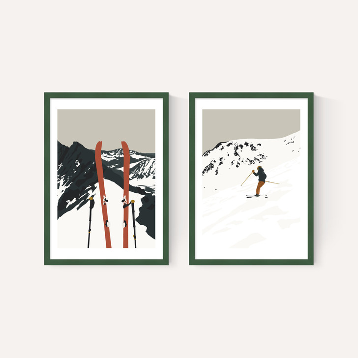 Skiing Twin Set
