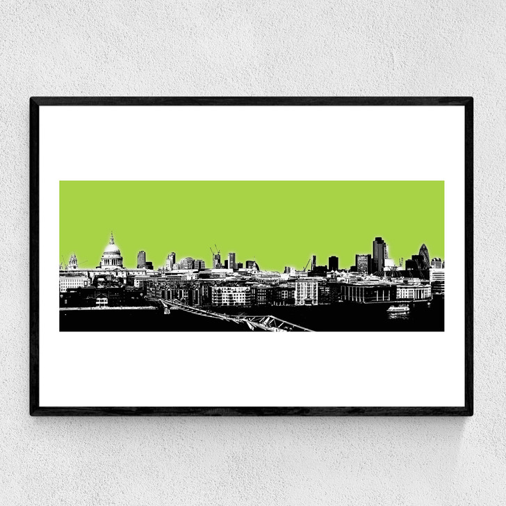 London Skyline (green)