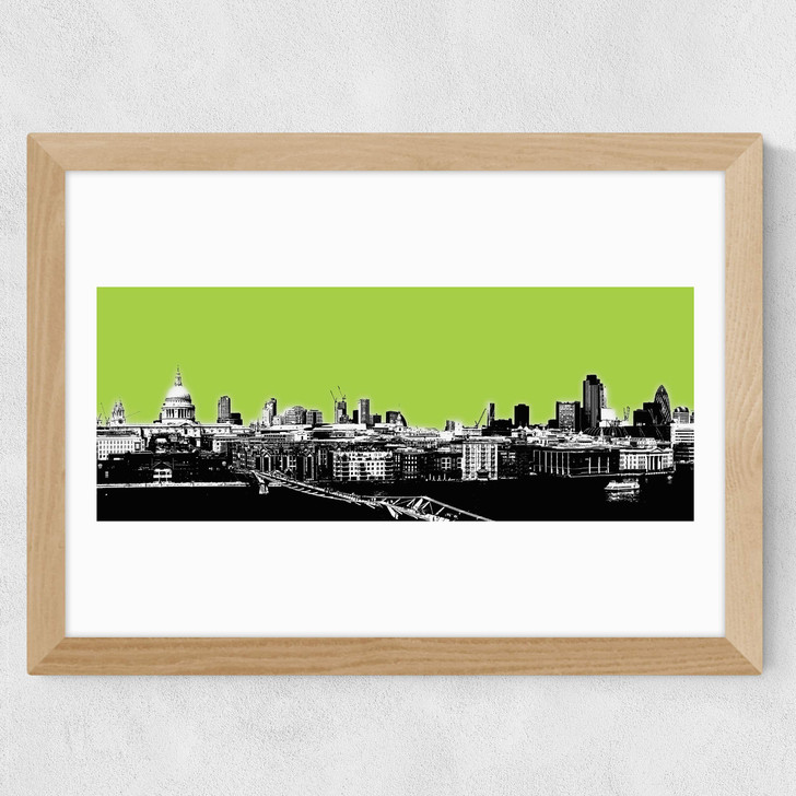 London Skyline (green)