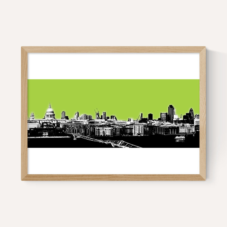 London Skyline (green)