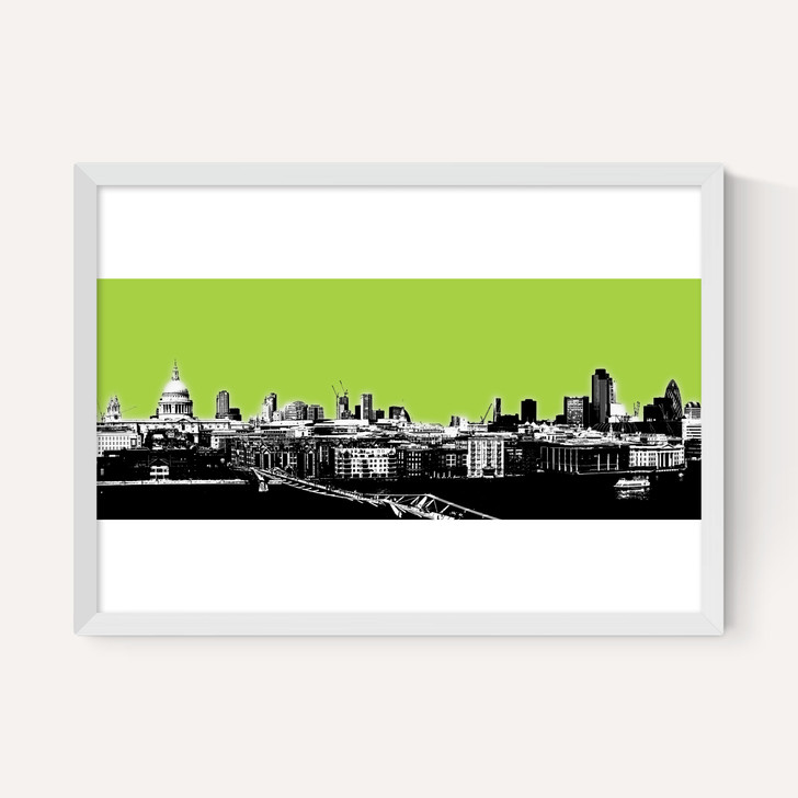 London Skyline (green)