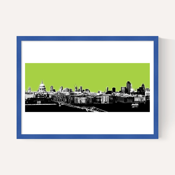 London Skyline (green)