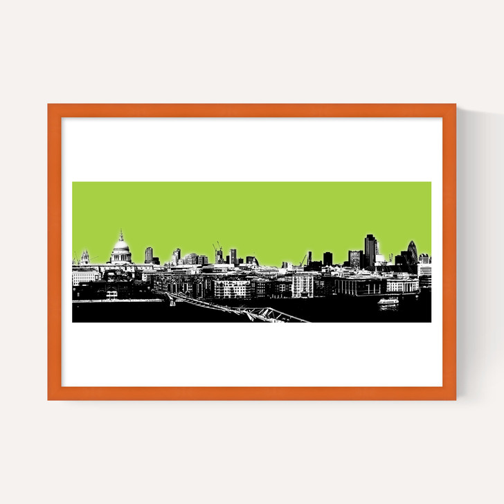 London Skyline (green)