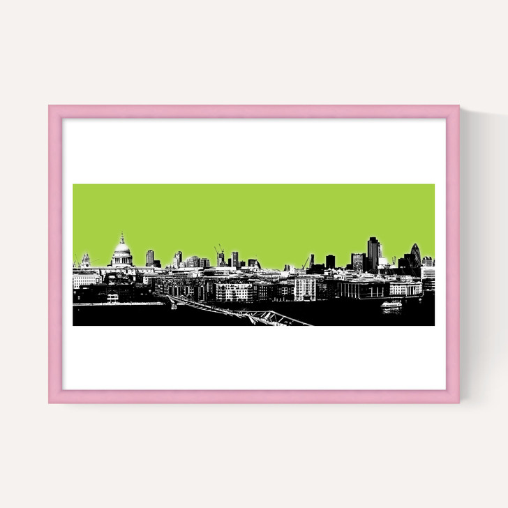 London Skyline (green)