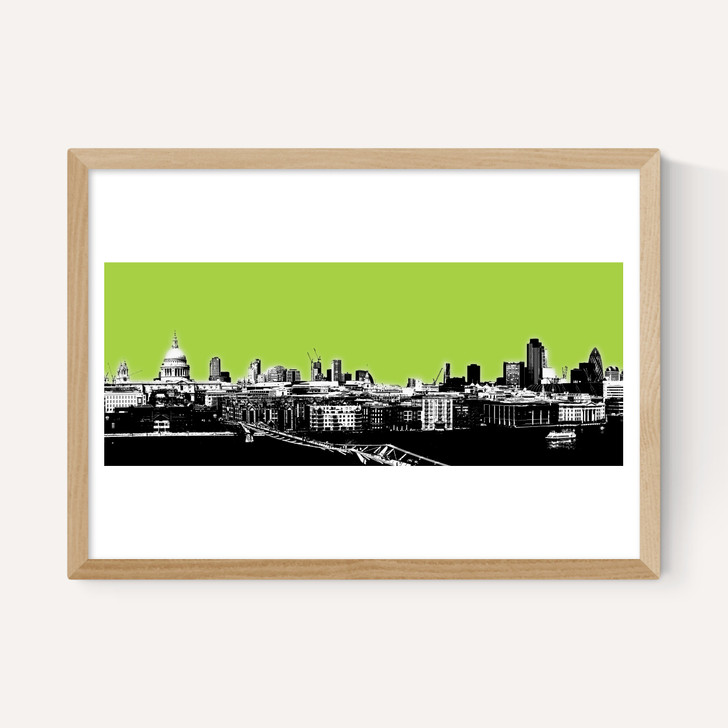 London Skyline (green)