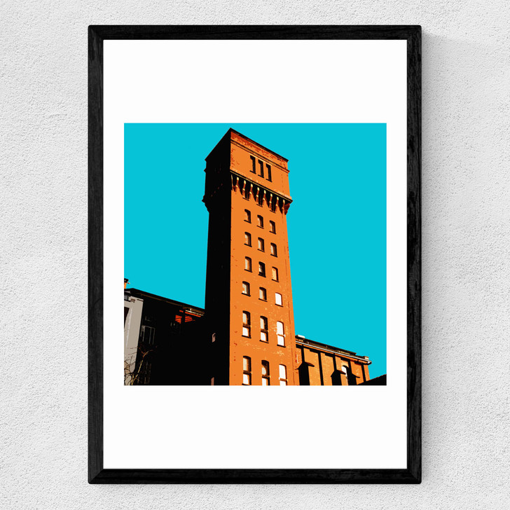 Bow Quarter Medium Black Frame