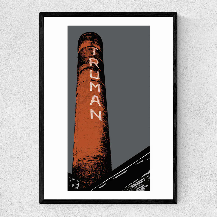 Truman Brewery, Brick Lane Narrow Black Frame Truman Brewery, Brick Lane Narrow Black Frame