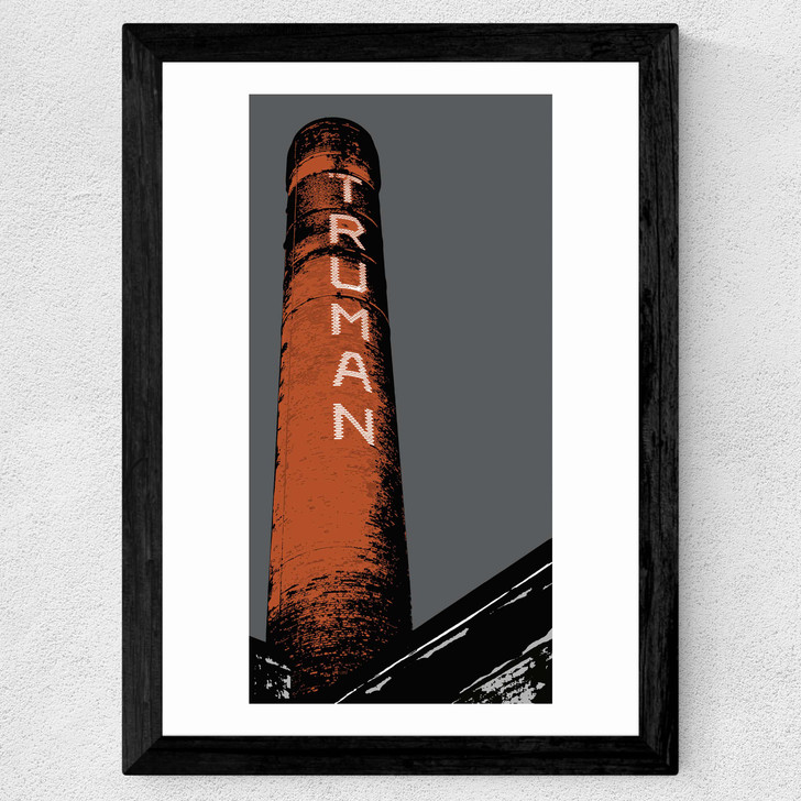 Truman Brewery, Brick Lane Wide Black Frame Truman Brewery, Brick Lane Wide Black Frame