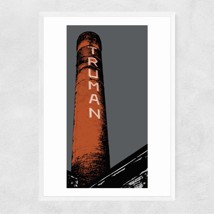 Truman Brewery, Brick Lane Narrow White Frame Truman Brewery, Brick Lane Narrow White Frame