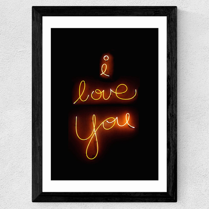 Love You Wide Black Frame Love You Wide Black Frame