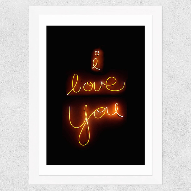 Love You Wide White Frame Love You Wide White Frame