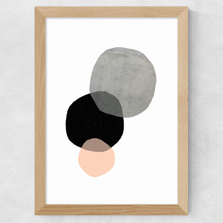 Circles Wide Oak Frame Circles Wide Oak Frame