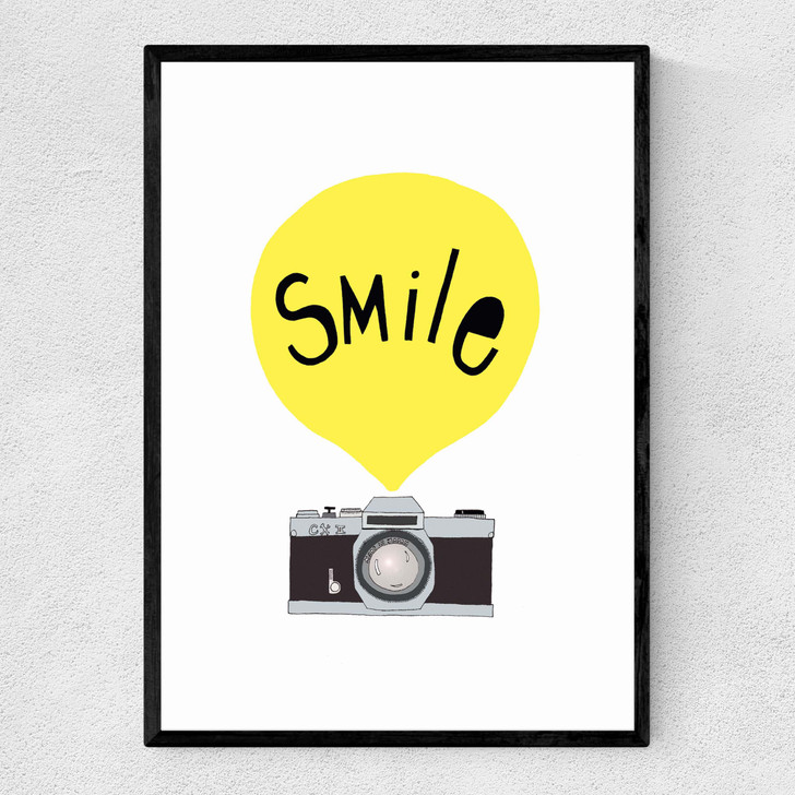 Smile! Narrow Black Frame