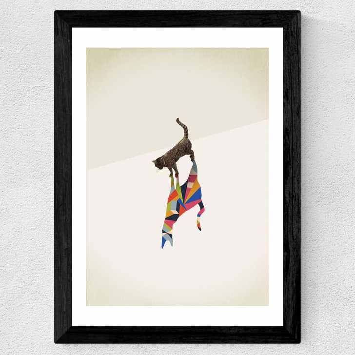 Cat 2 by Jason Ratliff Wide Black Frame