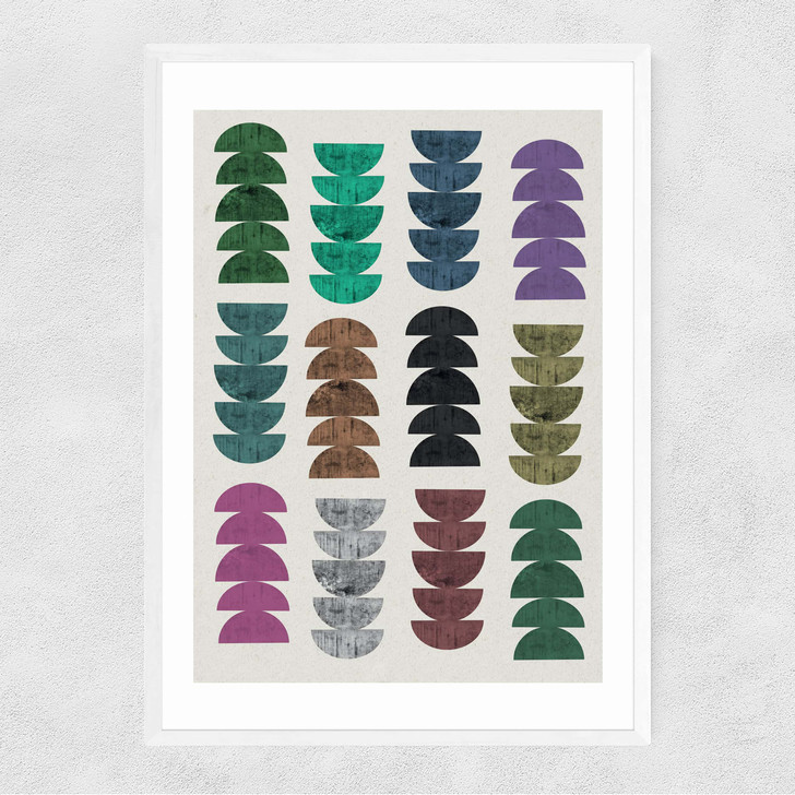 Urban Jungle Narrow White Frame