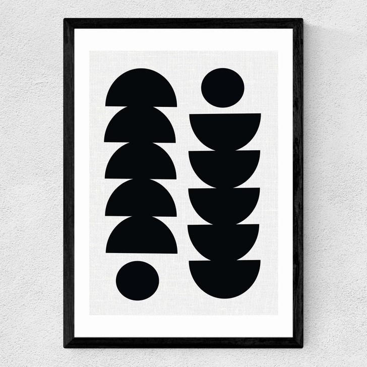 Tropical Medium Black Frame