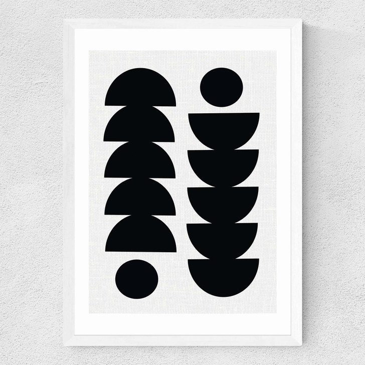 Tropical Medium White Frame