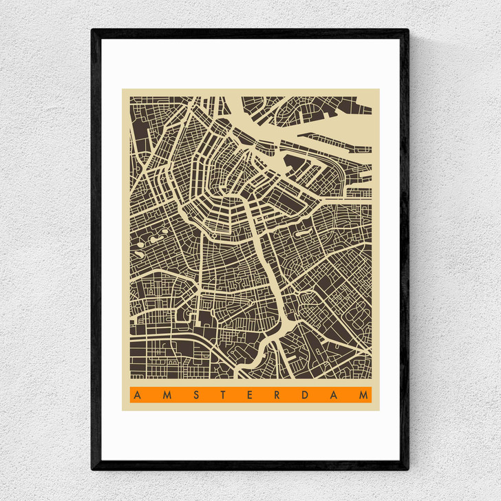 Amsterdam by Jazzberry Blue Narrow Black Frame Amsterdam by Jazzberry Blue Narrow Black Frame