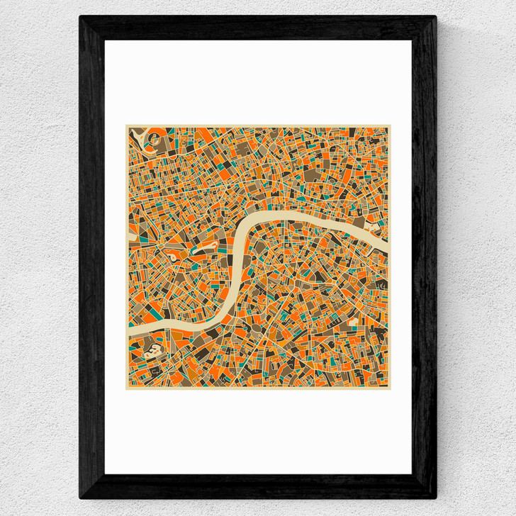 London by Jazzberry Blue Wide Black Frame