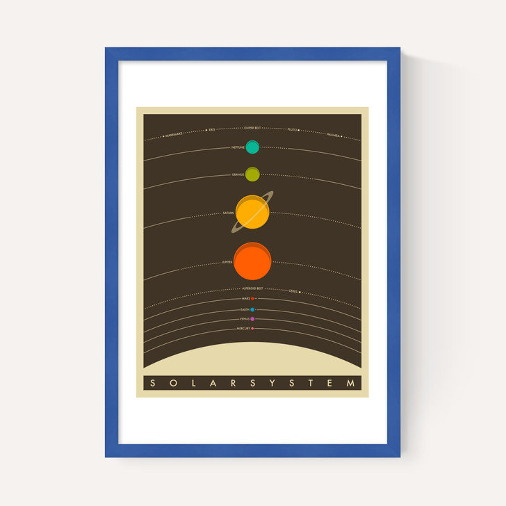 Solar System (brown) by Jazzberry Blue