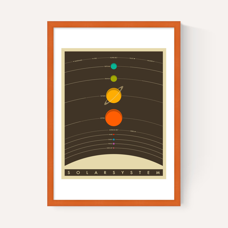 Solar System (brown) by Jazzberry Blue