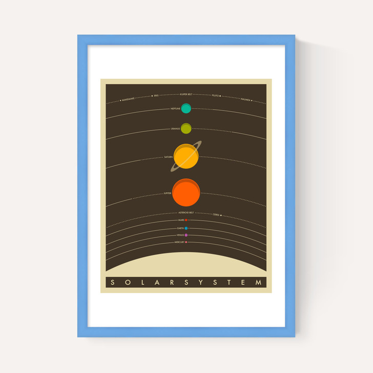 Solar System (brown) by Jazzberry Blue