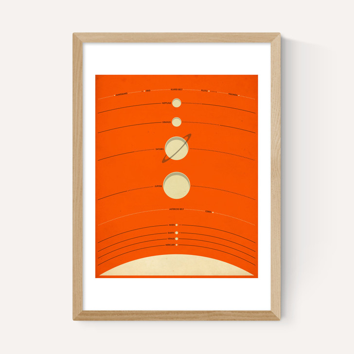 Solar System (orange) by Jazzberry Blue