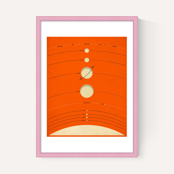 Solar System (orange) by Jazzberry Blue