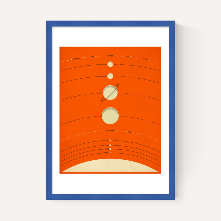 Solar System (orange) by Jazzberry Blue