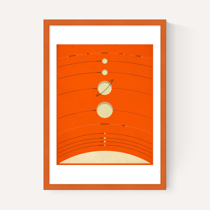 Solar System (orange) by Jazzberry Blue
