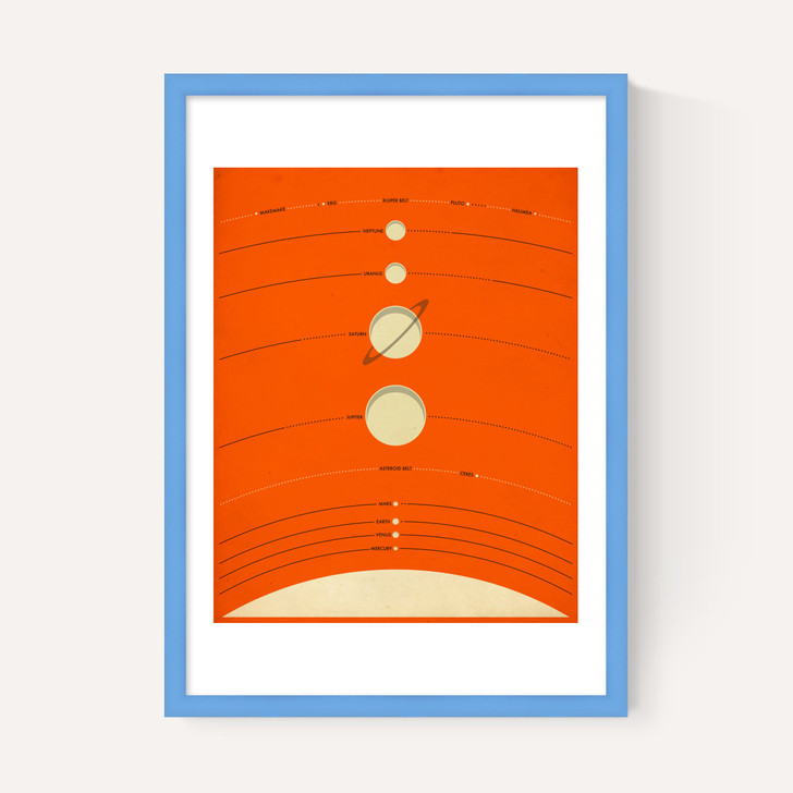 Solar System (orange) by Jazzberry Blue